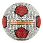 Piłka Nożna Laser Street Flash na asfalt beton - biało-czerwony w sklepie internetowym Marionex.pl