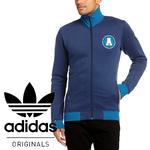 Bluza Adidas Originals Europa TT FL męska rozpinana sportowa - granatowo-niebieski w sklepie internetowym Marionex.pl