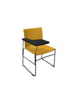 Krzesło biurowe konferencyjne ARIZ 570V - tapicerowane z blatem w sklepie internetowym EFEKT STYLE 