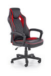 BAFFIN fotel gabinetowy czarny / czerwony w sklepie internetowym EFEKT STYLE 