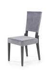 SORBUS krzesło, tapicerka - popielaty, nogi - grafitowe w sklepie internetowym EFEKT STYLE 