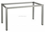 Stelaż metalowy do stołu i biurka A057/KA 116x66 cm, nogi kwadratowe 5x5 cm - ALUMINIUM w sklepie internetowym EFEKT STYLE 