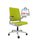 Fotel biurowy SMART SW10S atest wytrzymałości do 200 kg do 200 kg/atest do pracy 24/7- tapicerowany w sklepie internetowym EFEKT STYLE 