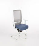 Fotel obrotowy BEGIN AMW-130-131 biały/ wybór koloru tapicerki w sklepie internetowym EFEKT STYLE 