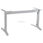 Stelaż metalowy do stołu/biurka STL-01 z regulacją długości belki 119-159 x szer.58 x wys. 72,5 cm, kolor aluminium w sklepie internetowym EFEKT STYLE 