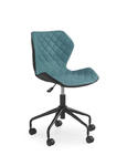 MATRIX krzesło obrotowe czarny/turkusowy w sklepie internetowym EFEKT STYLE 