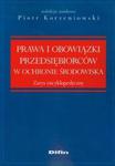 Prawa i obowiązki przedsiębiorców w ochronie środowiska w sklepie internetowym Booknet.net.pl