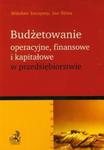 Budżetowanie operacyjne finansowe i kapitałowe w przedsiębiorstwie w sklepie internetowym Booknet.net.pl