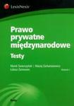 Prawo prywatne międzynarodowe Testy w sklepie internetowym Booknet.net.pl