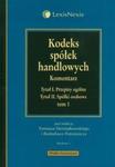 Kodeks spółek handlowych Komentarz tom 1 w sklepie internetowym Booknet.net.pl