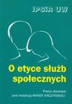 O etyce służb społecznych w sklepie internetowym Booknet.net.pl