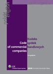 Code of Commercial Companies Kodeks spółek handlowych w sklepie internetowym Booknet.net.pl