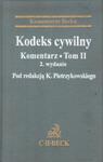 KODEKS CYWILNY Komentarz Tom II. 2 wydanie KOMENTARZE BECKA wyd.2000 w sklepie internetowym Booknet.net.pl