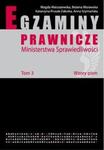 Egzaminy prawnicze Ministerstwa Sprawiedliwości. Wzory pism t.3 w sklepie internetowym Booknet.net.pl