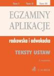 Egzaminy Aplikacje radcowska i adwokacka tom 3 w sklepie internetowym Booknet.net.pl