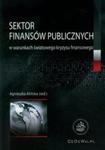 Sektor finansów publicznych w warunkach światowego kryzysu finansowego w sklepie internetowym Booknet.net.pl
