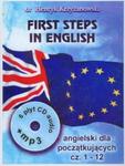 First Steps in English 1 Intensywny kurs języka angielskiego dla początkujących z CD i MP3 w sklepie internetowym Booknet.net.pl