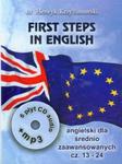 First Steps in English 2 Intensywny kurs języka angielskiego dla średnio zaawansowanych z CD i MP3 w sklepie internetowym Booknet.net.pl