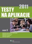 Testy na aplikacje 2011 Część 3 w sklepie internetowym Booknet.net.pl