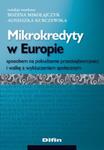 Mikrokredyty w Europie sposobem na pobudzenie przedsiębiorczości i walkę z wykluczeniem społecznym w sklepie internetowym Booknet.net.pl