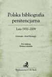 Polska bibliografia penitencjarna w sklepie internetowym Booknet.net.pl