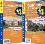 Plan miasta. Piotrków Trybunalski,Skierniewice. Plus4 w sklepie internetowym Booknet.net.pl