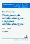 Postępowanie administracyjne i sądowoadministracyjne w sklepie internetowym Booknet.net.pl