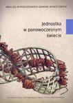 Jednostka w ponowoczesnym świecie w sklepie internetowym Booknet.net.pl