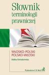 Słownik terminologii prawniczej włosko-polski polsko-włoski w sklepie internetowym Booknet.net.pl