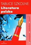 Tablice szkolne Literatura polska w sklepie internetowym Booknet.net.pl