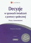 Decyzje w sprawach świadczeń z pomocy społecznej + CD w sklepie internetowym Booknet.net.pl