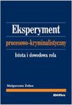 Eksperyment procesowo kryminalistyczny w sklepie internetowym Booknet.net.pl