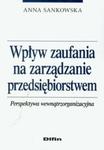 Wpływ zaufania na zarządzanie przedsiębiorstwem w sklepie internetowym Booknet.net.pl