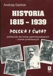 Historia 1815-1939 Polska i świat w sklepie internetowym Booknet.net.pl