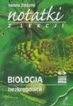 Biologia Notatki z lekcji - bezkręgowce w sklepie internetowym Booknet.net.pl