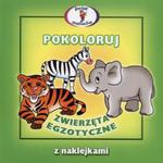 Pokoloruj zwierzęta egzotyczne w sklepie internetowym Booknet.net.pl