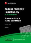 Kodeks rodzinny i opiekuńczy ze schematami Prawo o aktach stanu cywilnego w sklepie internetowym Booknet.net.pl