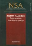 Zeszyty Naukowe Sądownictwa Administracyjnego 5/2011 w sklepie internetowym Booknet.net.pl