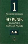 Słownik biograficzny socjologii polskiej w sklepie internetowym Booknet.net.pl