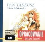 Pan Tadeusz. Opracowanie - lektura liceum + Audiobook (CD) w sklepie internetowym Booknet.net.pl