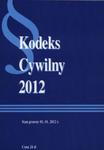 Kodeks Cywilny 2012 w sklepie internetowym Booknet.net.pl