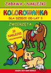 Kolorowanka. Zwierzęta. Zabawa i naklejki (od lat 3) w sklepie internetowym Booknet.net.pl