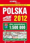 Polska Atlas samochodowy 2012 1:500 000 w sklepie internetowym Booknet.net.pl