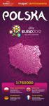 Polska 1:750 000 Euro 2012 mapa samochodowa laminowana w sklepie internetowym Booknet.net.pl