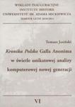 Kronika Polska Galla Anonima w świetle unikatowej analizy komputerowej nowej generacji w sklepie internetowym Booknet.net.pl