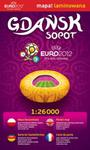 Gdańsk, Sopot 1:26 000 Euro 2012 plan miasta w sklepie internetowym Booknet.net.pl