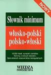 Słownik minimum włosko - polski polsko - włoski w sklepie internetowym Booknet.net.pl