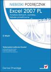 Excel 2007 PL. Analiza danych, wykresy, tabele przestawne. Niebieski podręcznik w sklepie internetowym Booknet.net.pl