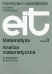 Matematyka część II Analiza matematyczna w sklepie internetowym Booknet.net.pl