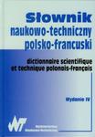 Słownik naukowo techniczny polsko francuski w sklepie internetowym Booknet.net.pl